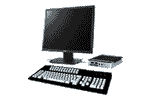 I-O 2677e Ethernet Terminal with 122-Key Keyboard and 17 Inch Monitor