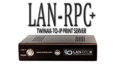 I-O Corporation LAN-RPC+ Twinax-to-IP Print Server
