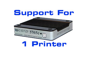 I-O 5765e IPDS Print Server Gateway - 1 Printer Support, Upgradeable to support up to 10 printers