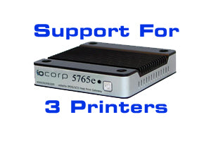 I-O 5765e IPDS Print Server Gateway - 3 Printer Support, Upgradeable to support up to 10 printers