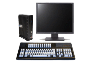 CLI AG6601H Thin Client Terminal - CE 6.0 - Logic, 122-Key KB, 17 In. Monitor - REFURBISHED